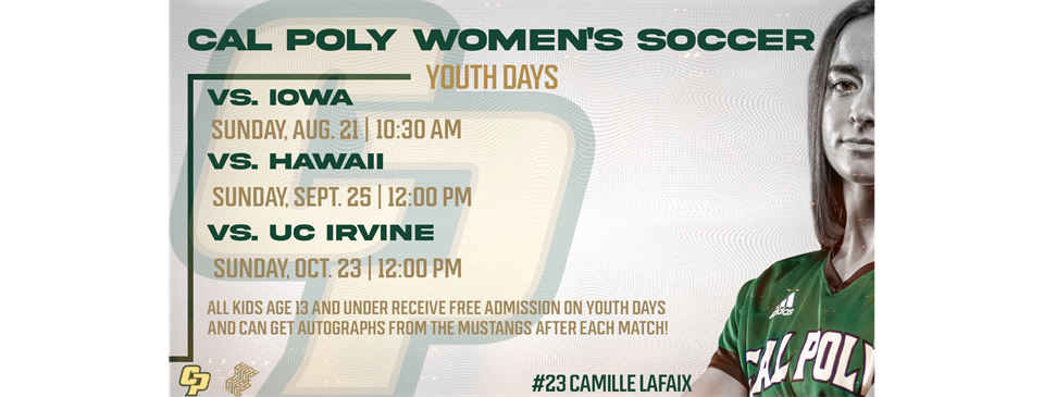 Cal Poly Women's Soccer Youth Days 2022