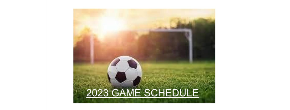 2023 Game Schedule